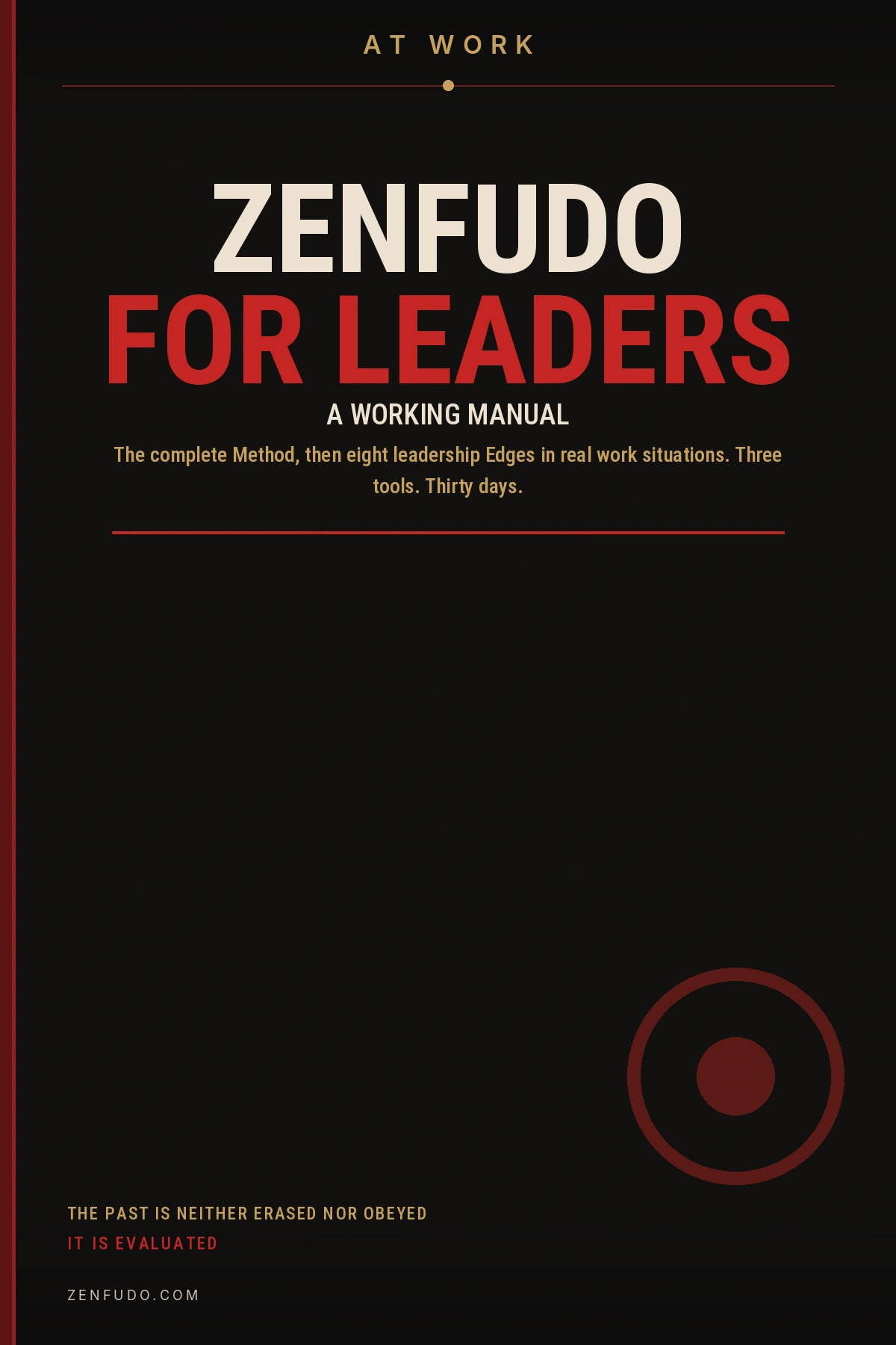 ZenFudo for Leaders manual cover